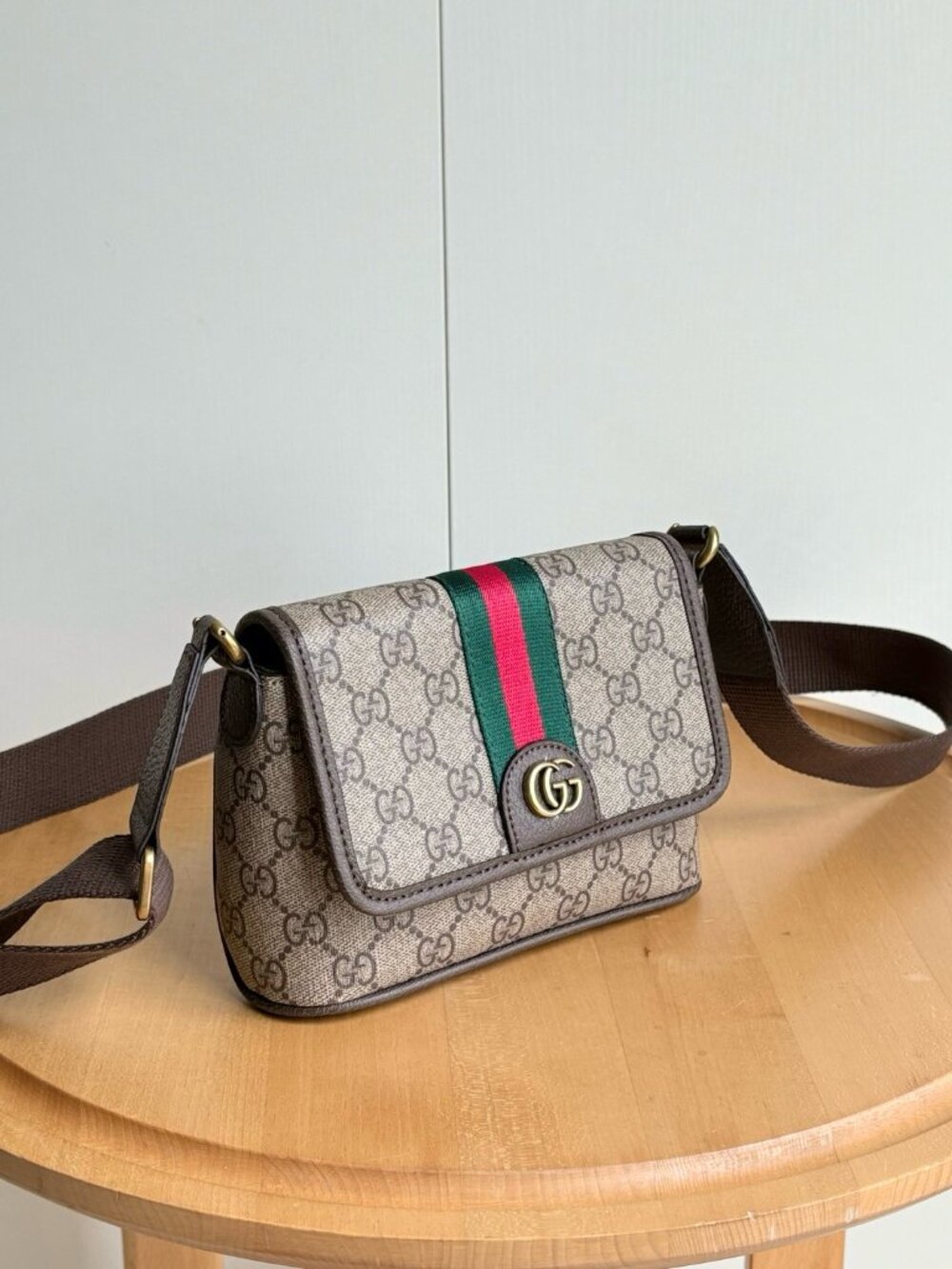Gucci Ophidia GG Monogram Canvas Crossbody Bag